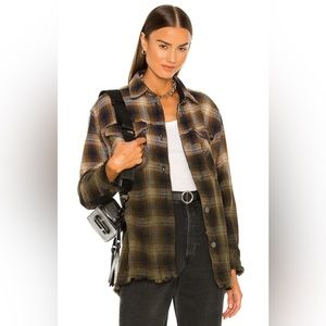 We The Free Anneli Plaid Shirt Jacket, Size Small, Worn Once
